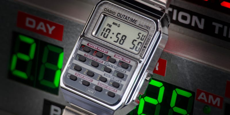 Back to the Future x Casio: informações de lançamento da