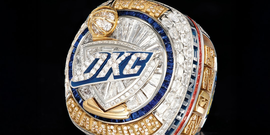 Veja de perto o anel de campeão da NBA do Oklahoma City Thunder | Hypebeast