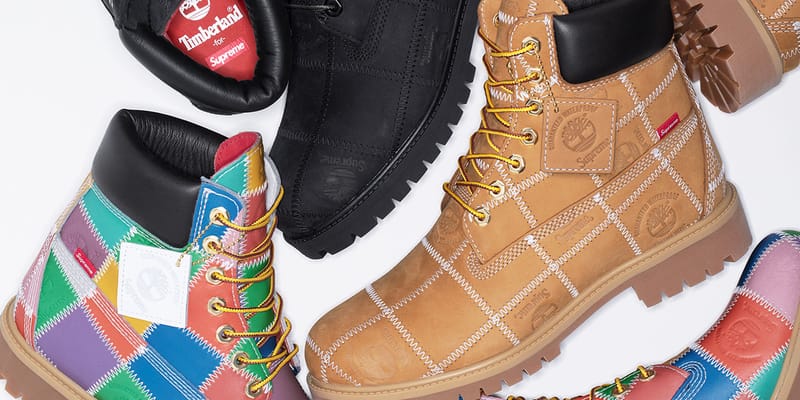 Supreme x Timberland: collab de outono 2025 da bota 6-Inch Premium