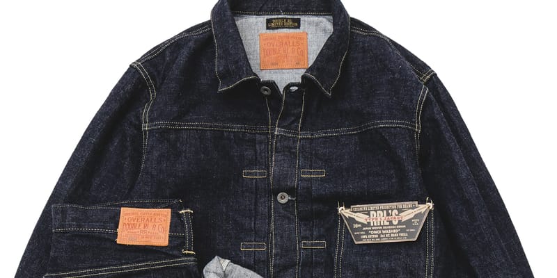 Lançamento da coleção de denim 1944 da BEAMS Plus x RRL: jaqueta e