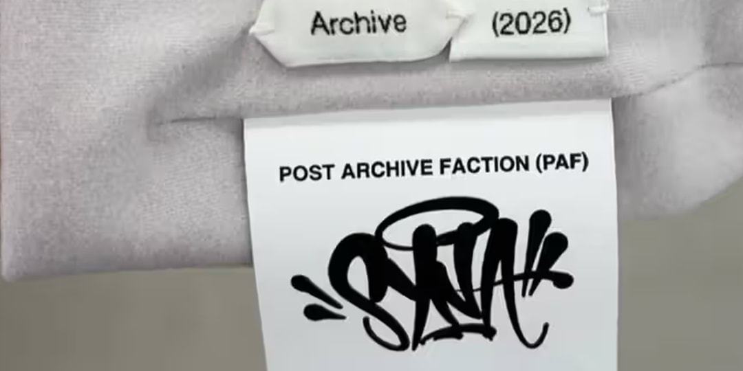 Teaser da collab Post Archive Faction x Central Cee SYNA WORLD | Hypebeast