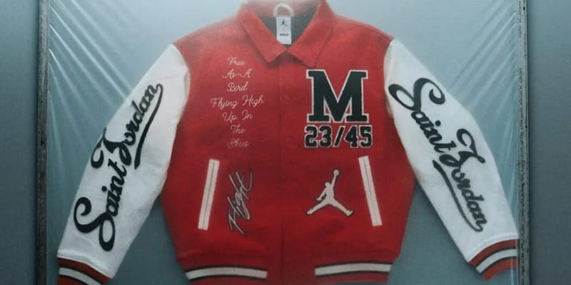 ジャケット・アウター Nike Jordan x SAINT Mxxxxxx Varsity JKT Jaqueta varsity de US$ 1.000 lidera a collab ©SAINT Mxxxxxx x