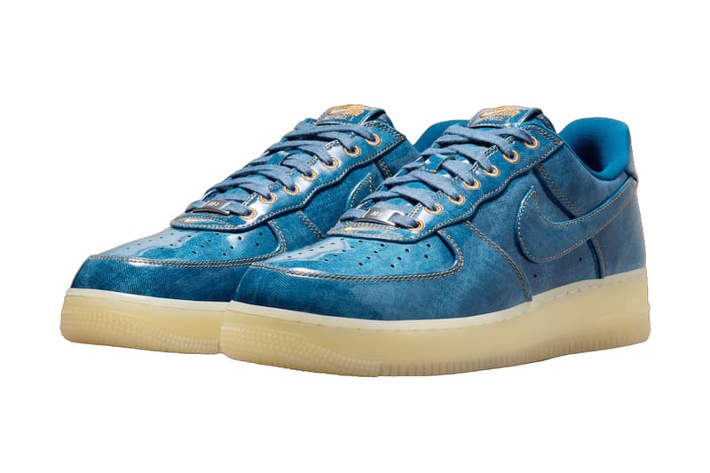 Nike Air Force 1 Low “Patent Denim” Imagens Oficiais | Hypebeast