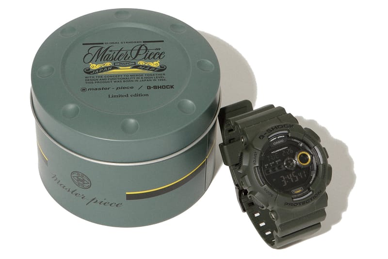 master-piece x Casio G-Shock GD-100 联名别注表款| Hypebeast