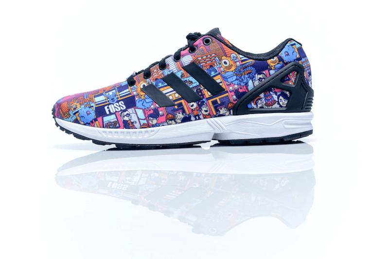 FOSS x adidas Originals ZX Flux「MONSTER」联名鞋款| Hypebeast