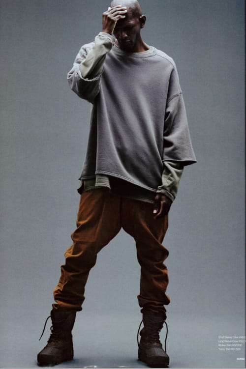SENSE》打造Kanye West x adidas Originals YEEZY Season 1 造型照