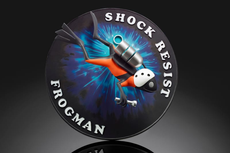 G-SHOCK x Kaiyodo Frogman figure | Hypebeast