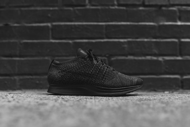 Nike Flyknit Racer “Triple Black” Closer Look | Hypebeast