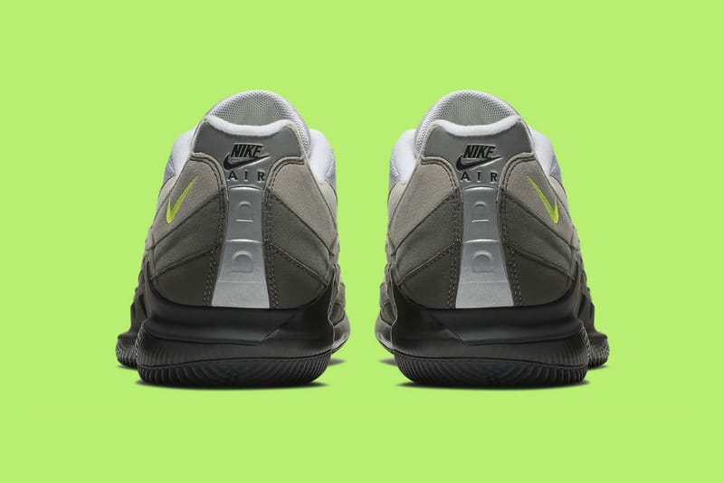 Roger Federer 新款鞋作NikeCourt Vapor RF X Air Max 95「Neon」配色