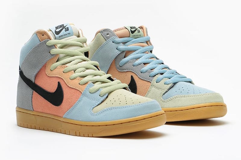 Nike SB Dunk High Pro 迎来鸳鸯配色「Easter Spectrum」 | Hypebeast
