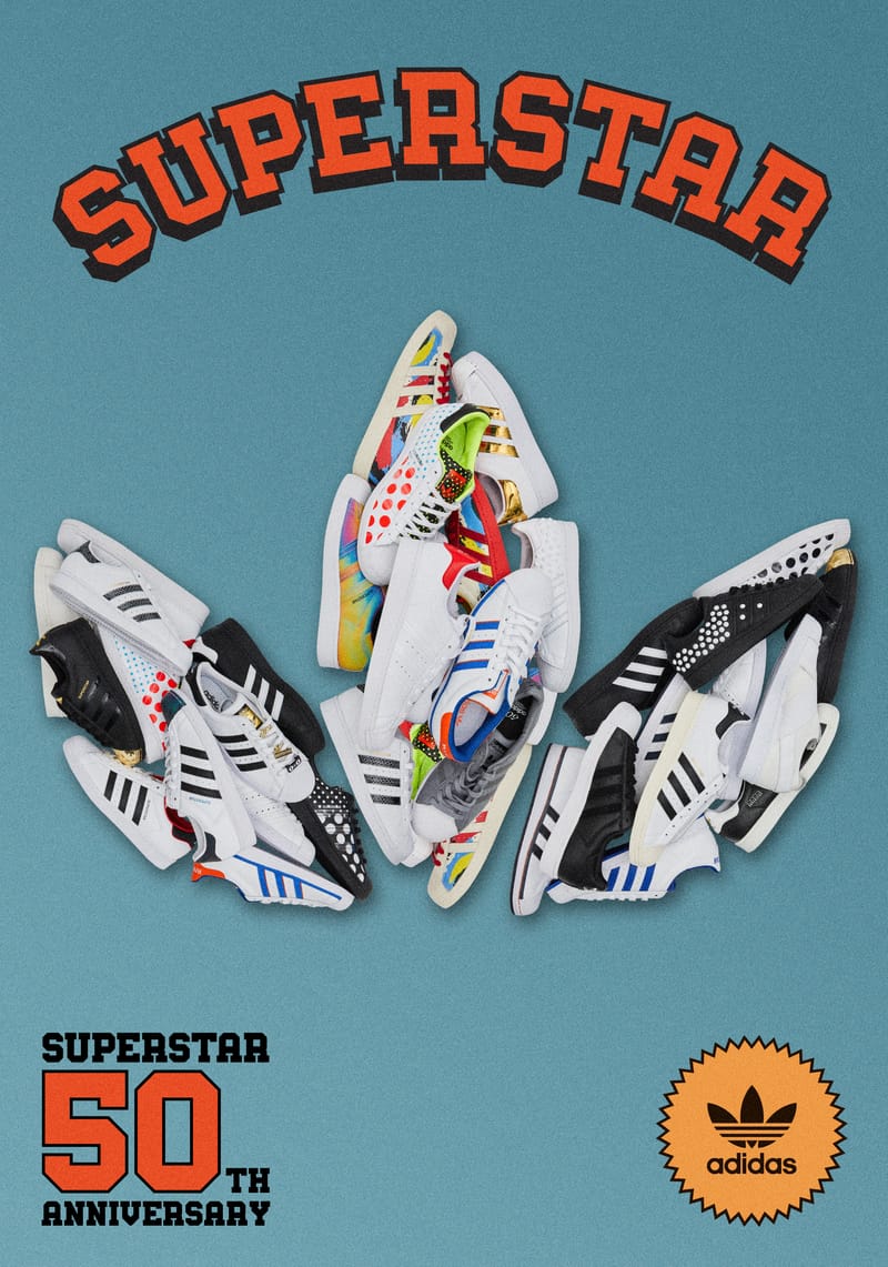 adidas Originals 发布Superstar 50 周年特别鞋款| Hypebeast