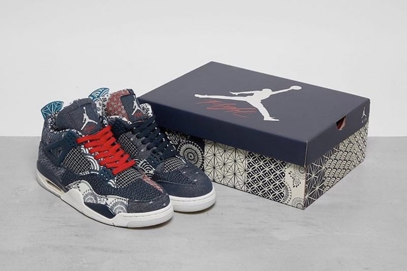 率先一览Air Jordan 4 全新刺子绣别注配色「Sashiko」 | Hypebeast