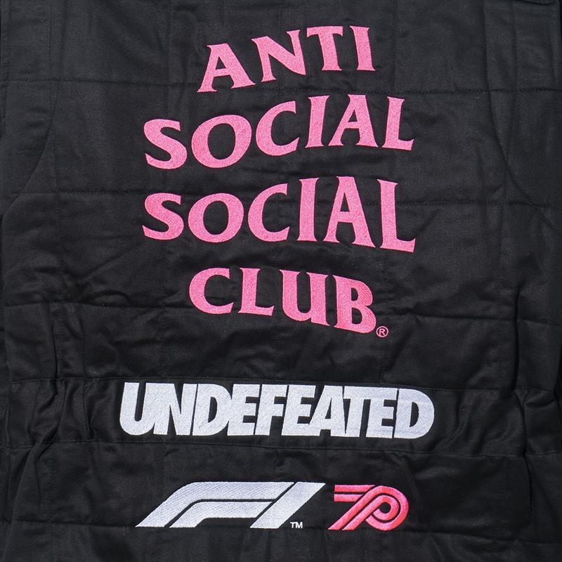 Anti Social Social Club x UNDEFEATED x Formula 1 全新联乘系列正式发布 | Hypebeast