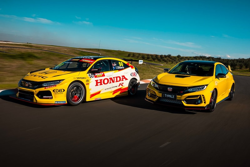 Honda 发表全新「Sunlight Yellow」别注涂装 Civic Type R TCR 车款 | Hypebeast