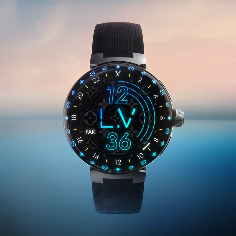 Louis Vuitton 正式发布第三代Tambour Horizon Light Up 智能腕表系列