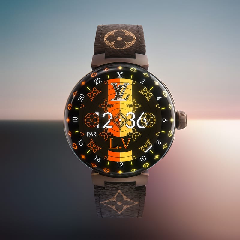 Louis Vuitton 正式发布第三代Tambour Horizon Light Up 智能腕表系列