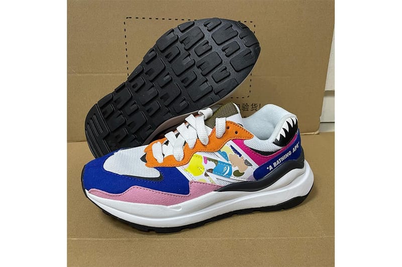 A BATHING APE® x New Balance 57/40 联乘鞋款曝光| Hypebeast