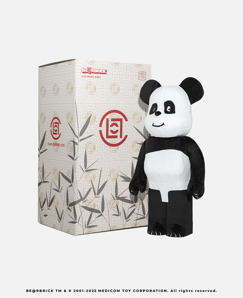 CLOT 携手MEDICOM TOY 打造全新BE@RBRICK PANDA 大熊猫| Hypebeast