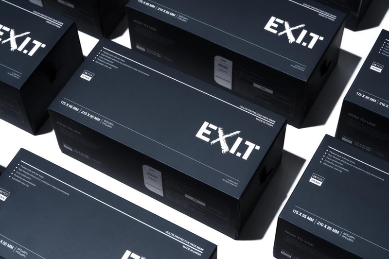EXI.T 限定防护口罩「PROTECTIVE MASK DROP 2」登场 | Hypebeast