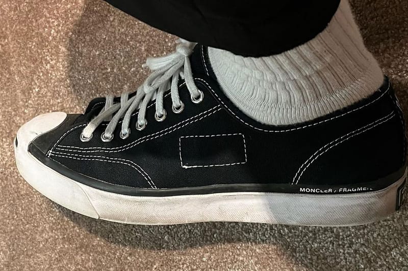 藤原浩率先曝光Moncler x fragment design x Converse Jack Purcell