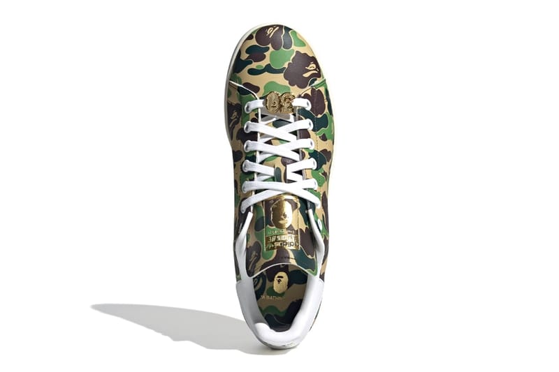 A BATHING APE® x adidas Stan Smith 全新联名鞋款登场| Hypebeast