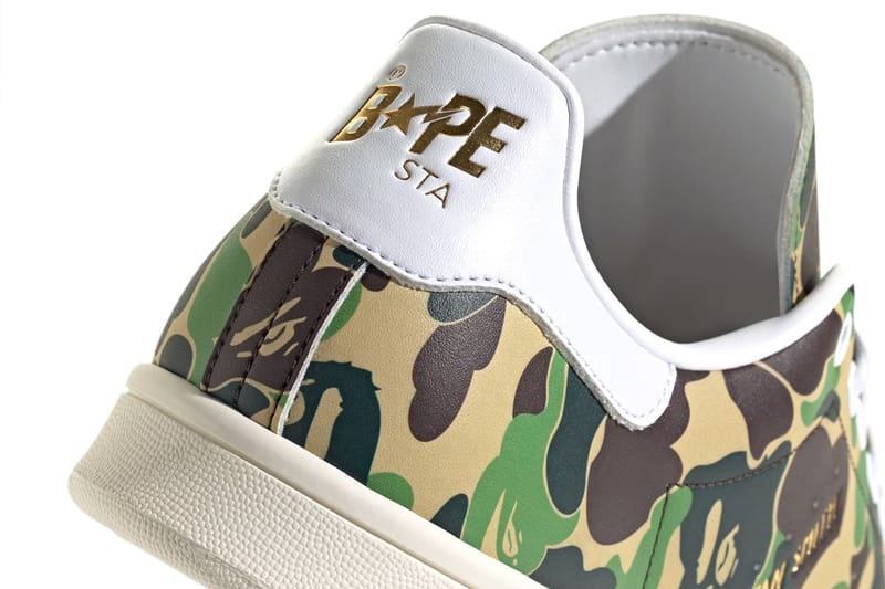 A BATHING APE® x adidas Stan Smith 全新联名鞋款登场| Hypebeast