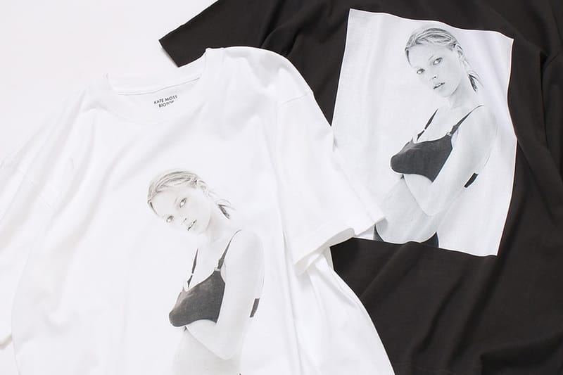 Kate Moss BIOTOP Tシャツ デイビッド・シムズ × ビオトープ のコラボレーションTシャツが発売