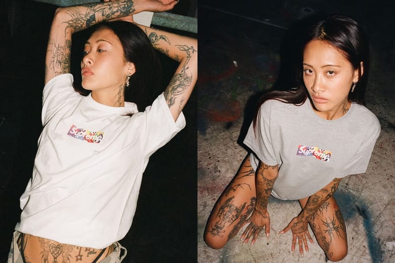 Olaolu Slawn x Supreme 最新联名Box Logo Tee 登场| Hypebeast