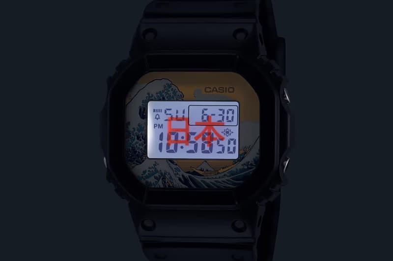 G-SHOCK 推出两款全新葛饰北斋浮世绘名作DW-5600 腕表| Hypebeast