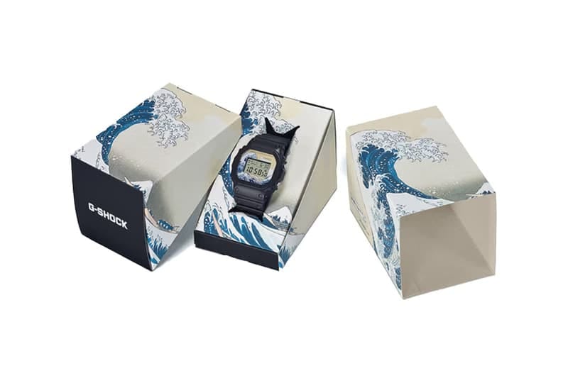 G-SHOCK 推出两款全新葛饰北斋浮世绘名作DW-5600 腕表| Hypebeast