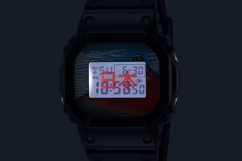 G-SHOCK 推出两款全新葛饰北斋浮世绘名作DW-5600 腕表| Hypebeast
