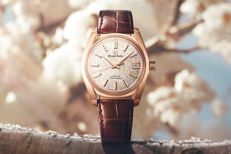 櫻ページ Grand Seiko 推出「樱隐」、「樱月夜」主题三款全新腕表| Hypebeast