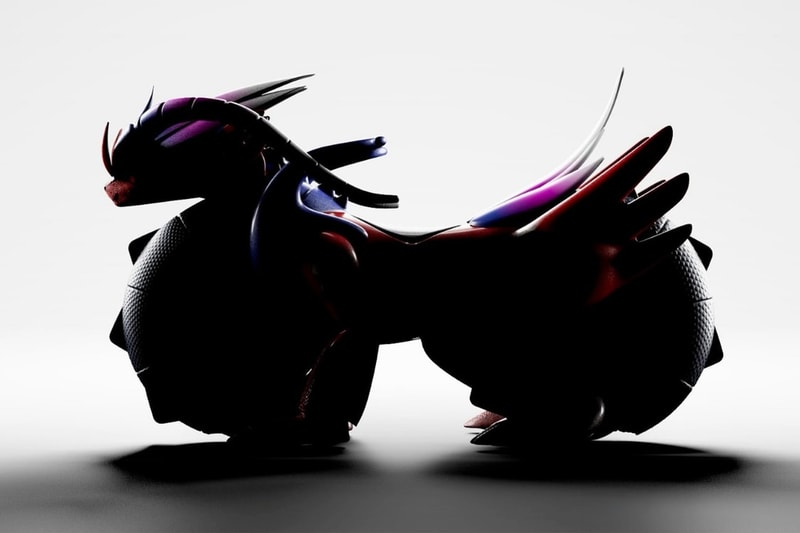 Honda 携手 Pokémon 实体化《宝可梦 朱/紫》神兽「故勒顿」机车 | Hypebeast