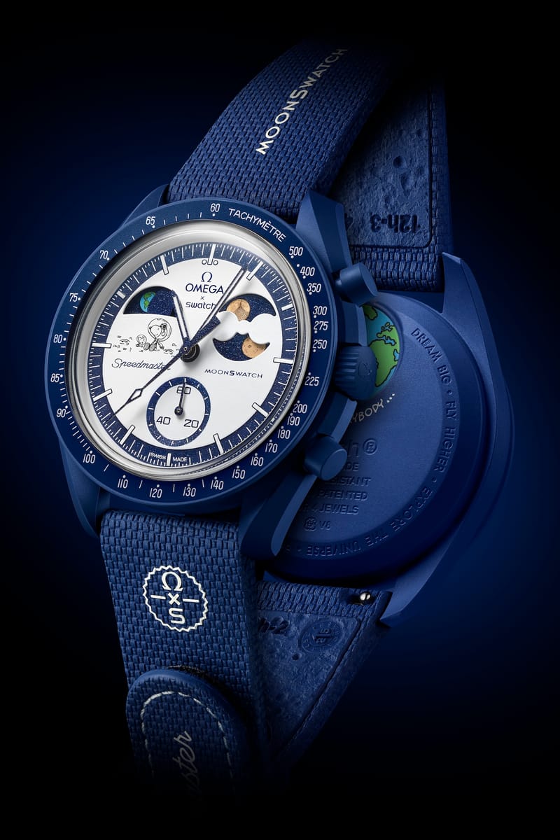 OMEGA x Swatch 释出MISSION TO EARTHPHASE - MOONSHINE GOLD 腕表