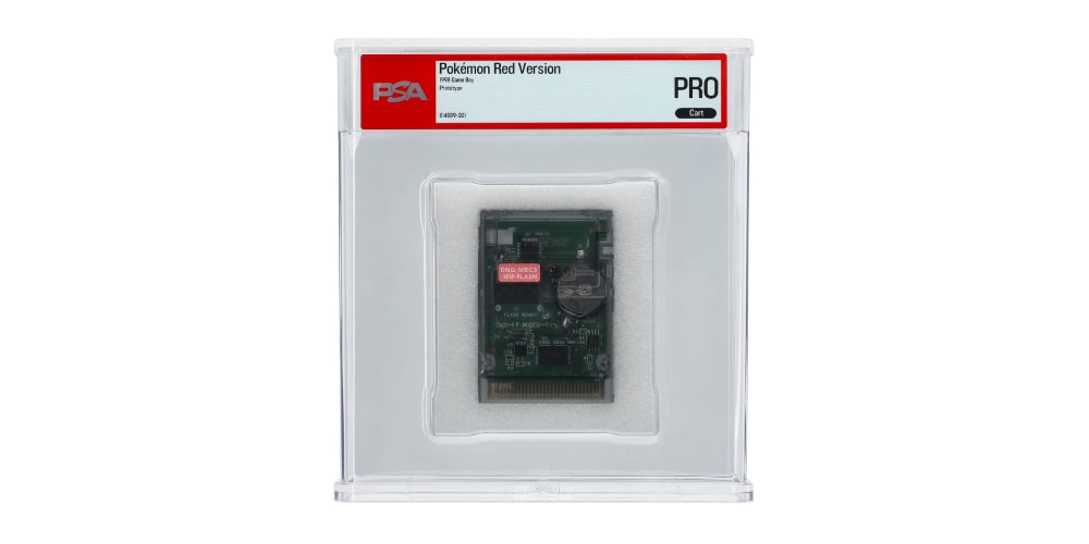 Seltener Nintendo Game Boy „Pokémon Rote Edition“-Prototyp für 100.000 ...