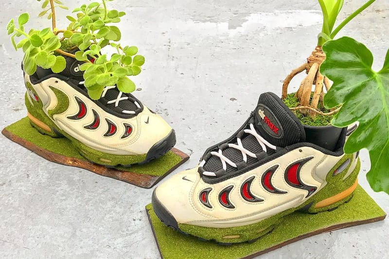 Un Artiste Japonais Transforme Des Sneakers En Plantes | Hypebeast