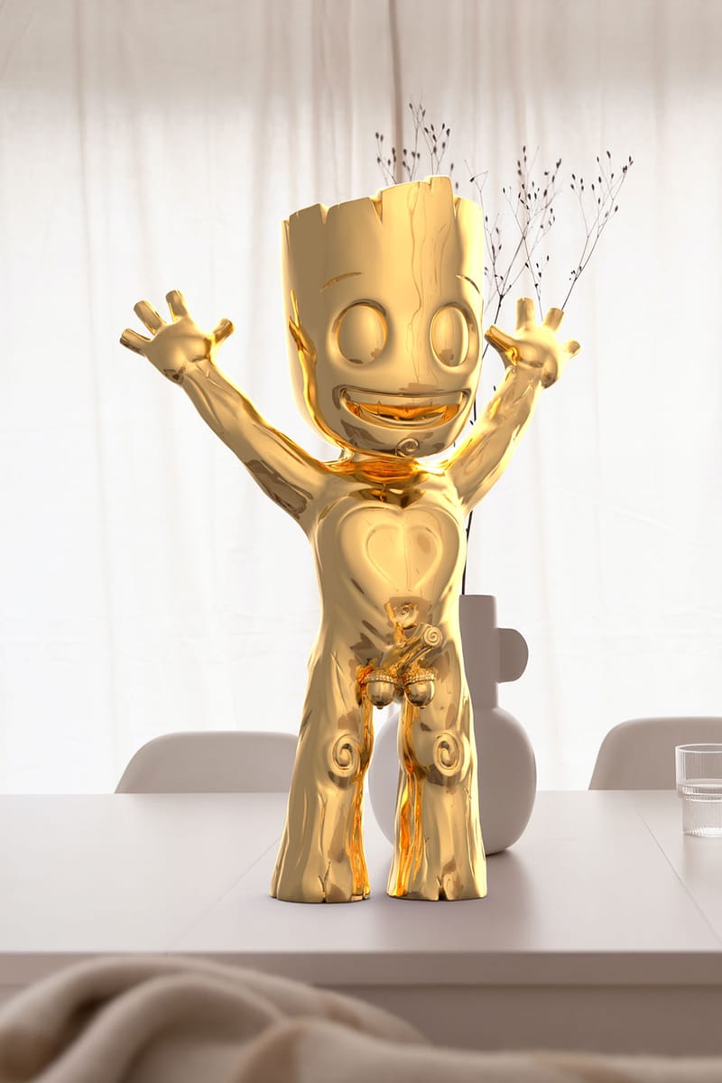 Juce Gace Unveils HBX-Exclusive Golden Edition 'I Am Wood' Figure