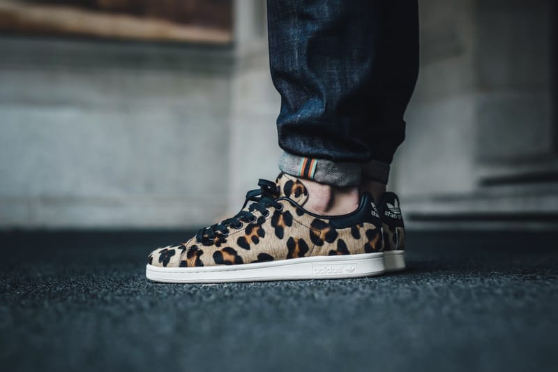 Stan smith sale pony hair leopard