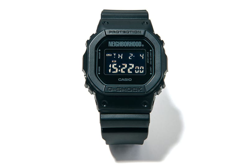NEIGHBORHOOD x G-SHOCK DW-5600 聯名腕錶| Hypebeast