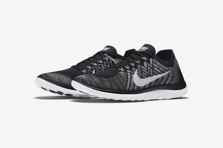 Nike free hotsell 4.0 flyknit oreo