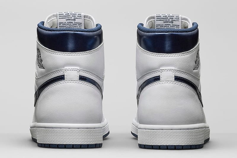 Air Jordan 1 Retro High OG「Metallic Navy」官方圖片釋出| Hypebeast