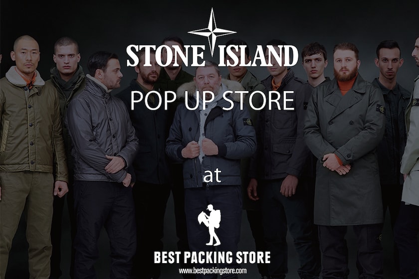 STONE ISLAND opened POP-UP SHOP at BEST PACKING STORE | Hypebeast