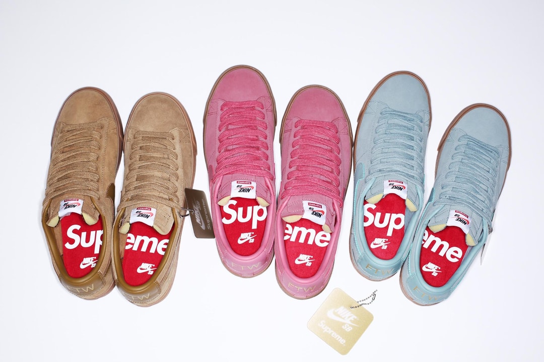 supreme x nike sb blazer low gt