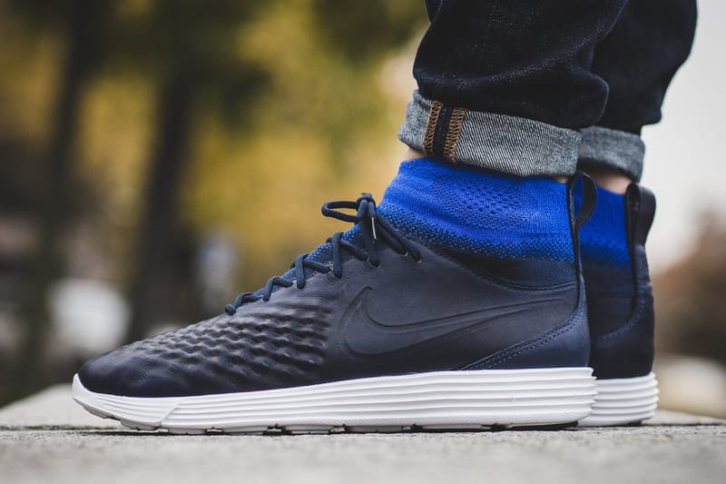 Nike Lunar Magista II Flyknit College Navy Hypebeast