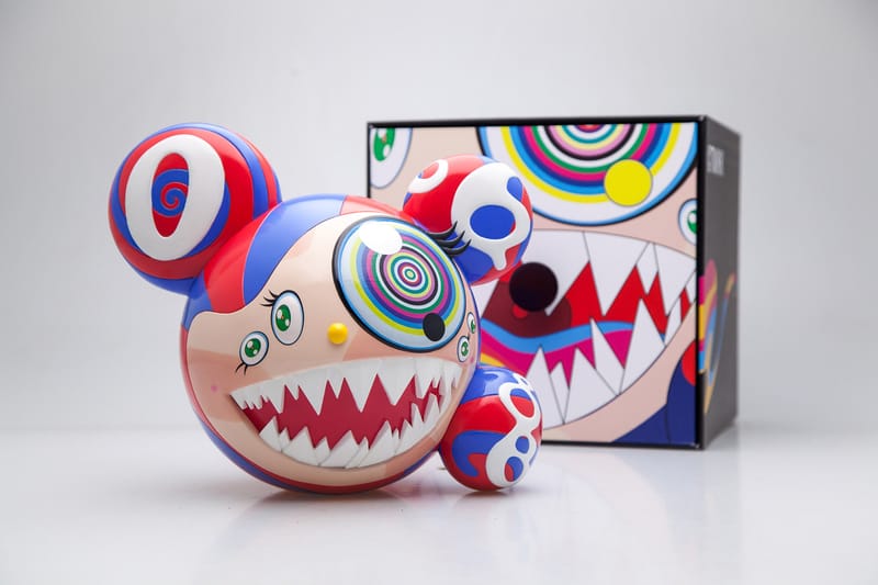 Takashi Murakami x BAIT Mr Dob figure for ComplexCon | Hypebeast