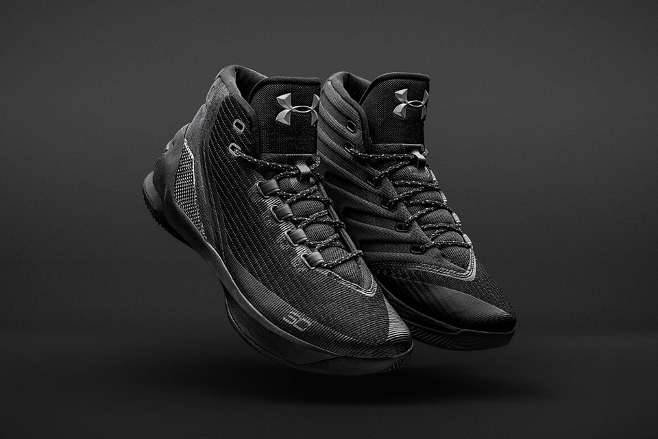 Stephen Curry 最新戰靴 Under Armour Curry 3「Trifecta Black」配色 | Hypebeast