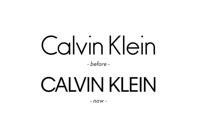 Calvin Risk Logo Raf Simons Peter Saville Calvin Klein Logo Redesign | Hypebeast