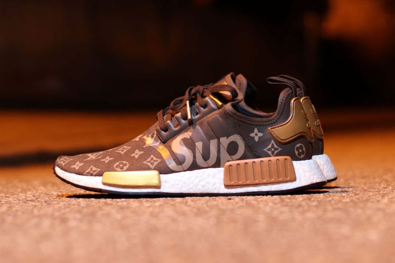 Adidas nmd 2025 louis vuitton negro