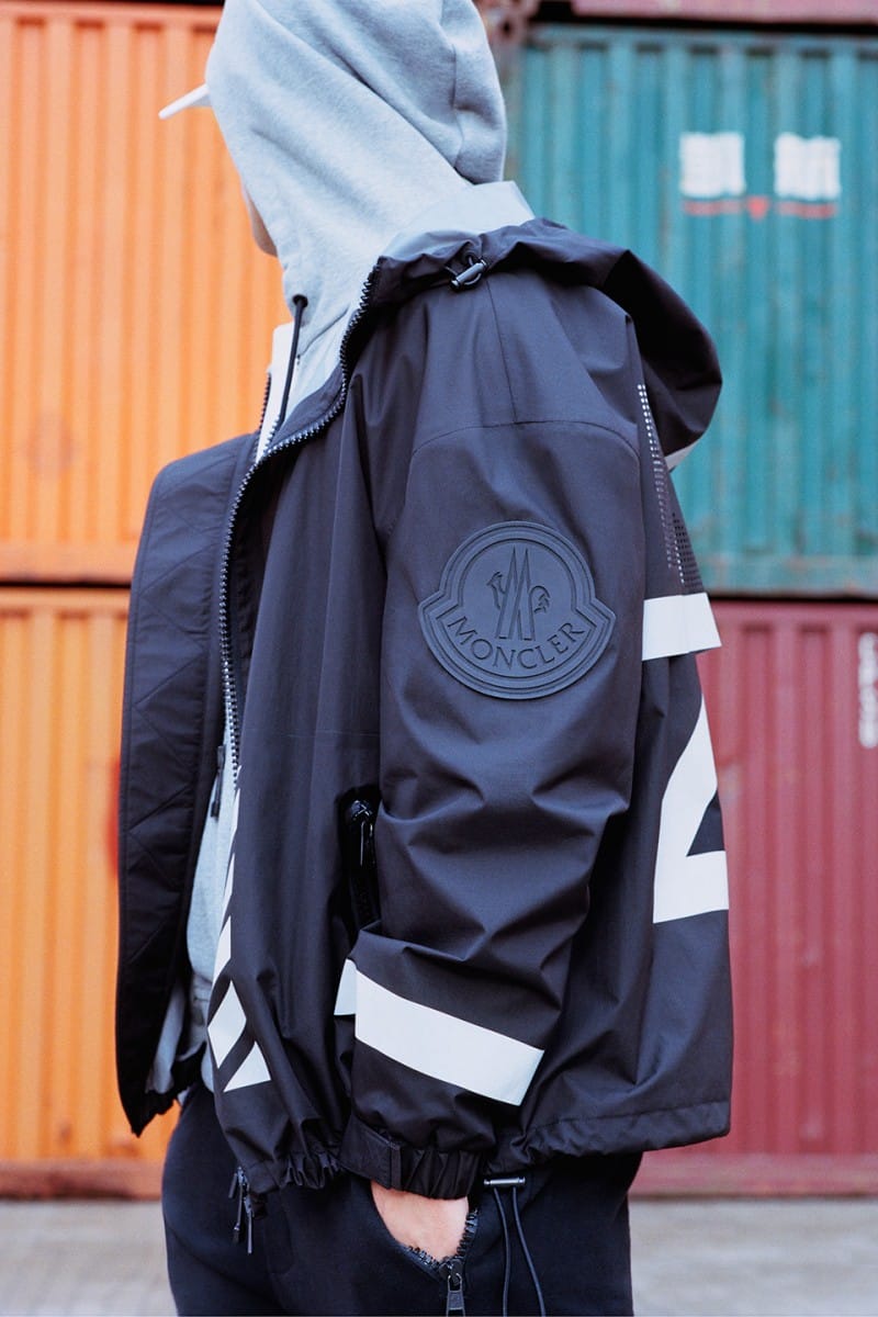 Moncler jacket off white on sale