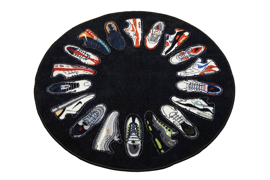 以歷代經典 Nike Air Max 為靈感的巨型地毯 | Hypebeast